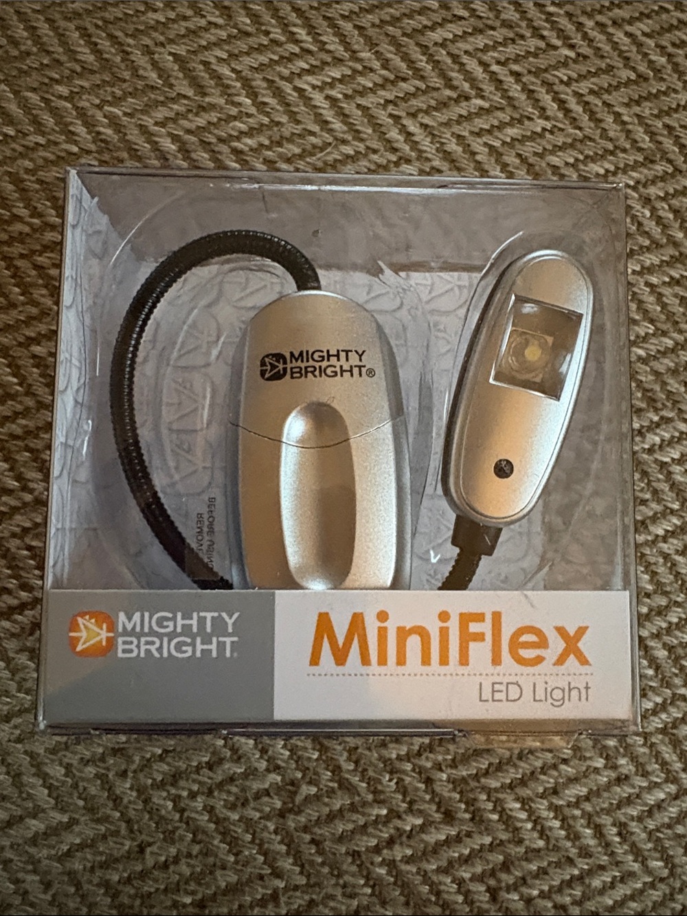 MiniFlex LED Reading Light - Silver